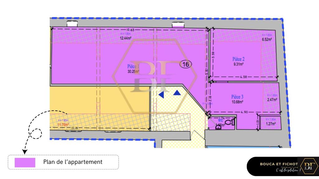 Appartement CHALON SUR SAONE (71100) BOUCA ET FICHOT TRANSACTIONS
